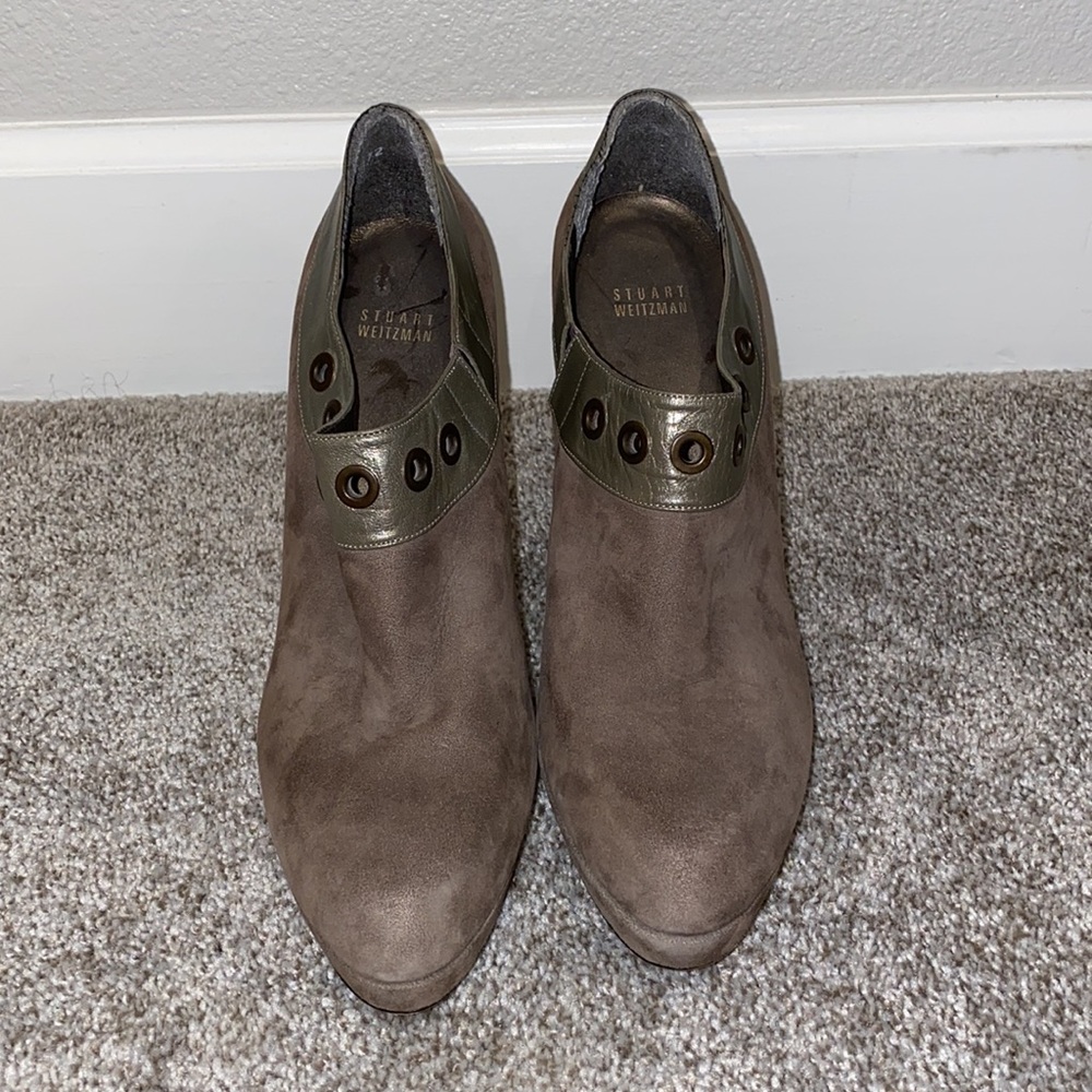 Vguc Stuart Weizmann Heeled Booties Boots Heels S… - image 6